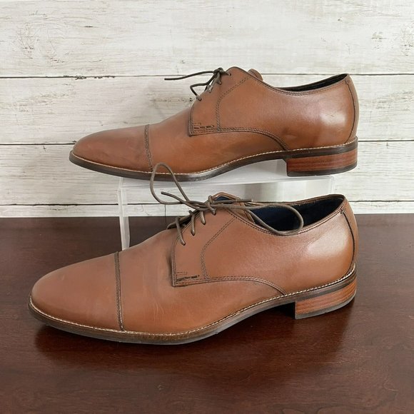 Cole Haan Other - Cole Haan Grand OS Men's Size 12M Brown Lenox Hill Cap Oxford Dress Shoes